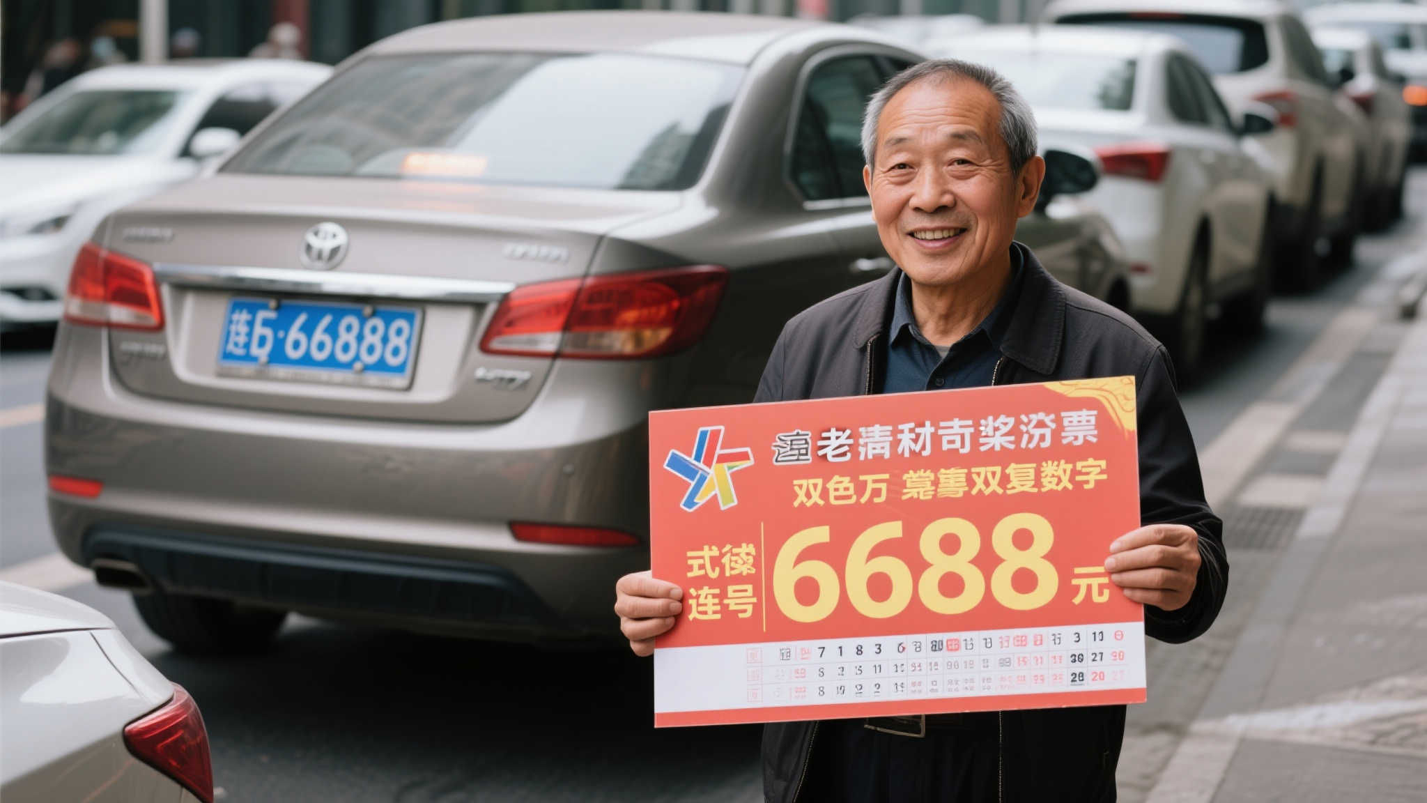 20年老彩民喜中双色球816万 灵感源自车牌号组合