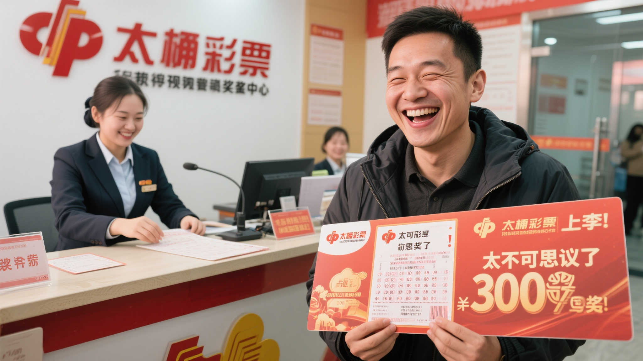 男子购物意外中奖2760万激动失眠 兑奖时笑容满面 男子购物意外中奖2760万激动失眠 兑奖时笑容满面